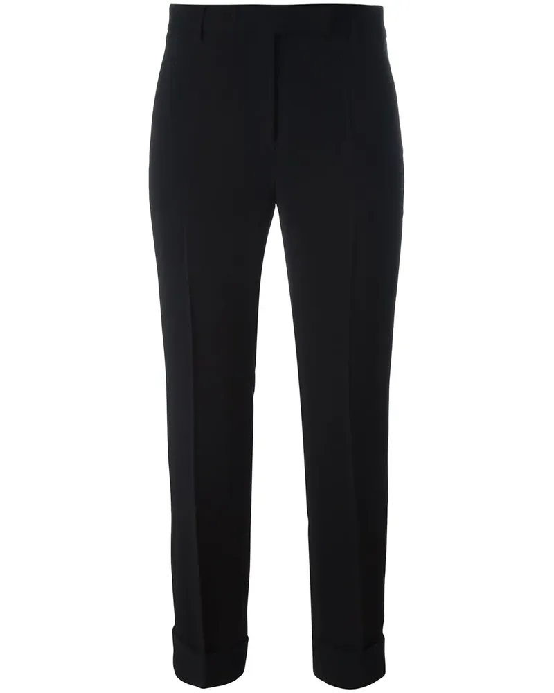 Philosophy Di Lorenzo Serafini Klassische Cropped-Hose - Schwarz Schwarz