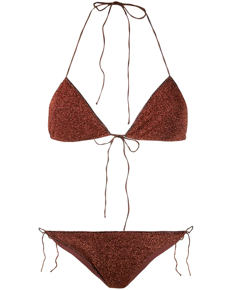 Oséree Bikini mit Knoten - Braun Braun