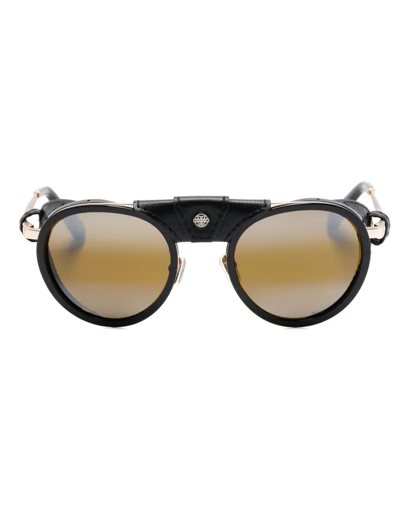 Vuarnet Glacier Sonnenbrille - Schwarz Schwarz