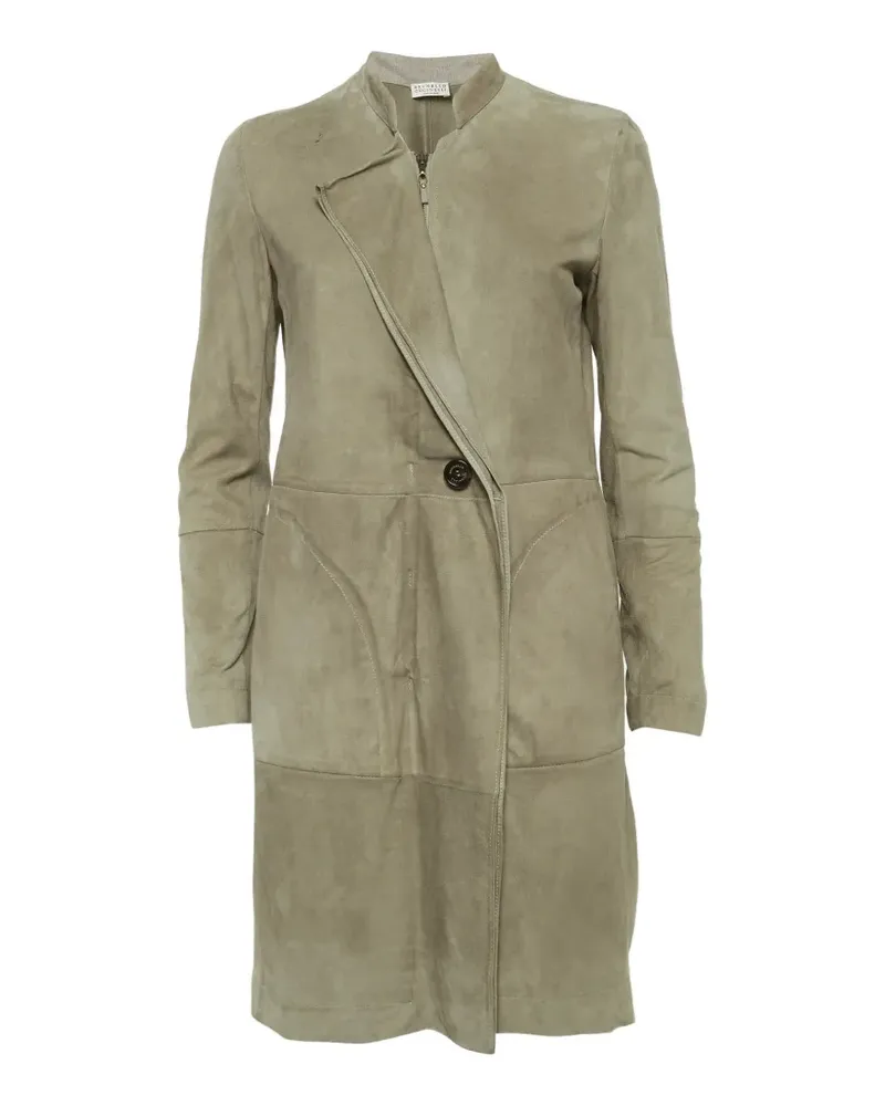Brunello Cucinelli suede jacket - Nude Nude