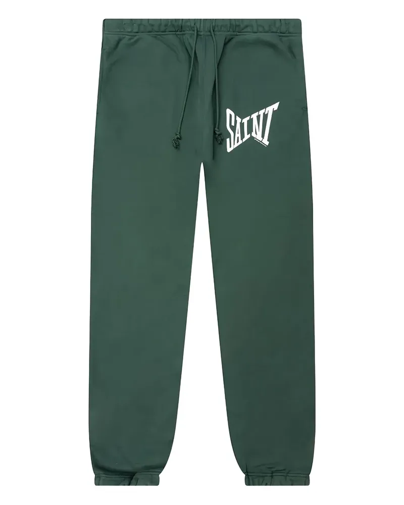SAINT MXXXXXX Jogginghose mit Logo-Print - Grün Grün