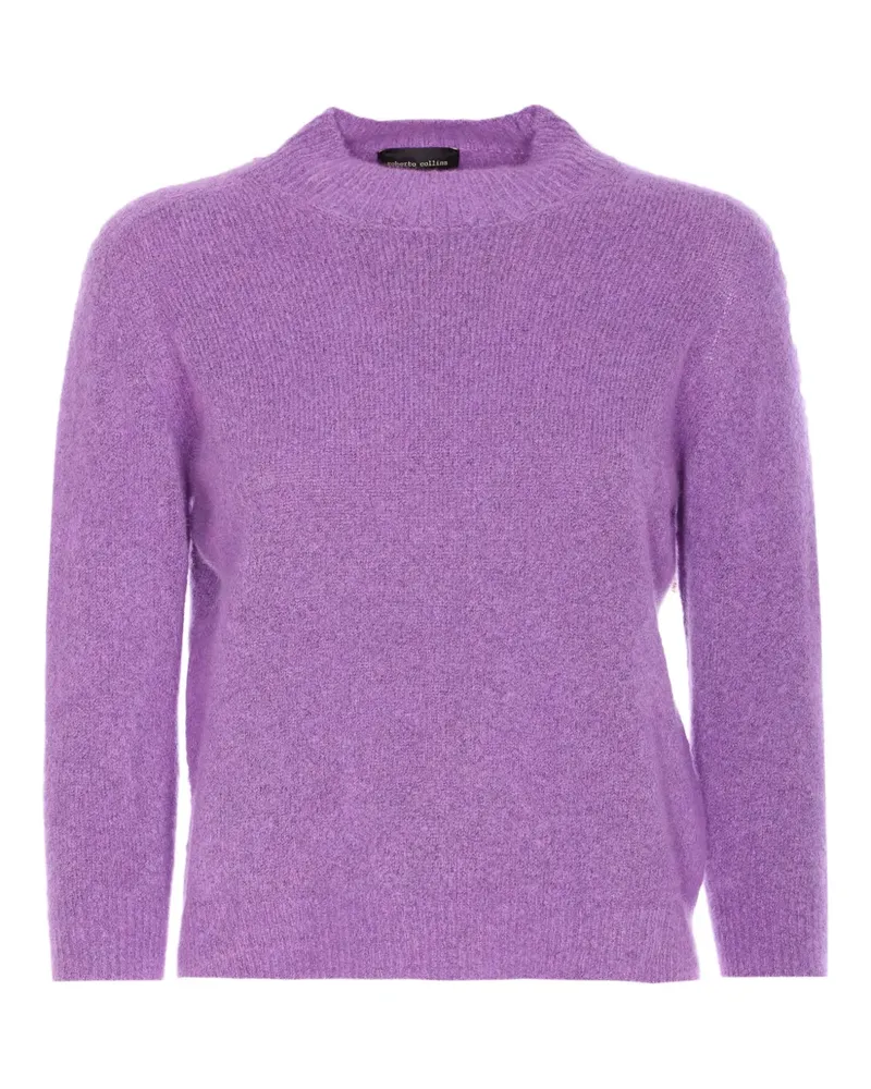 Roberto Collina Pullover mit rundem Ausschnitt - Violett Violett