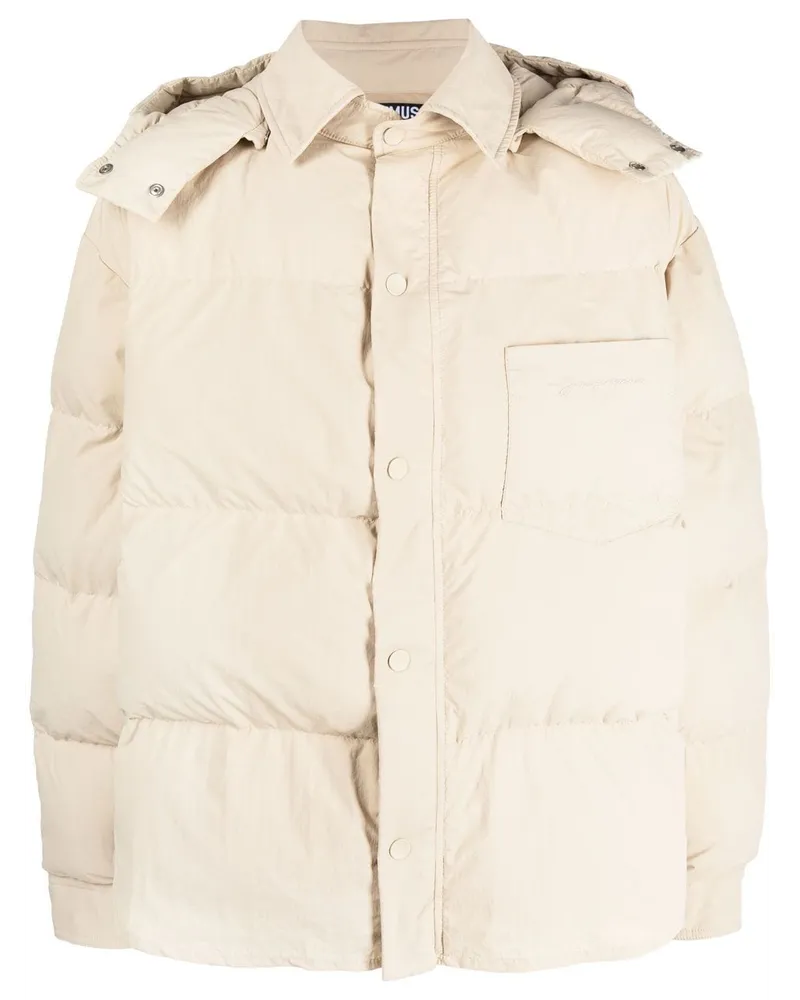 Jacquemus Gefütterte Doudoune Hemdjacke - Nude Nude