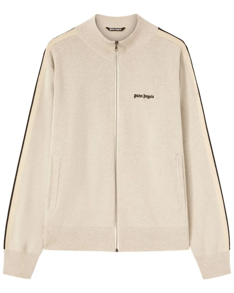 Palm Angels Jacke mit Logo-Stickerei - Nude Nude