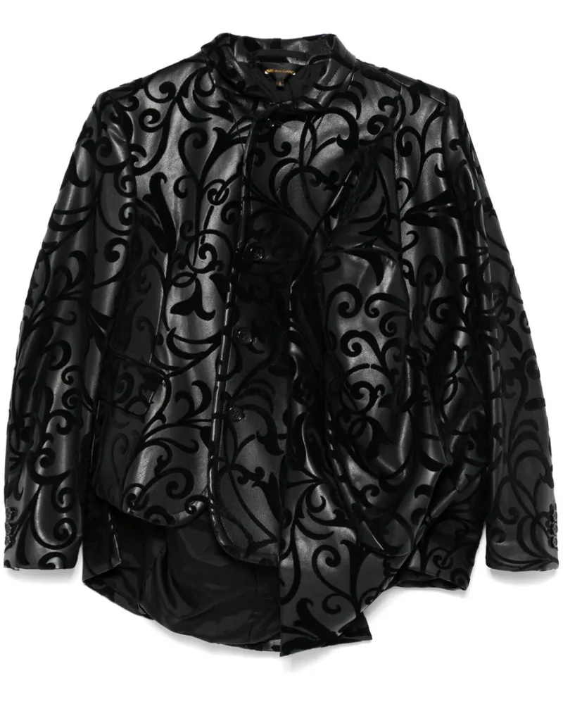 Comme des Garçons Asymmetrischer Blazer - Schwarz Schwarz