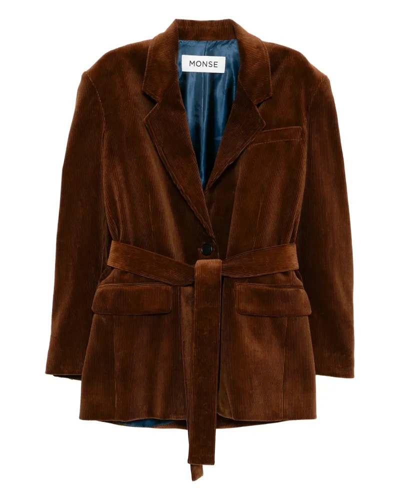 Monse Sakko mit dekonstruiertem Revers - Braun Braun