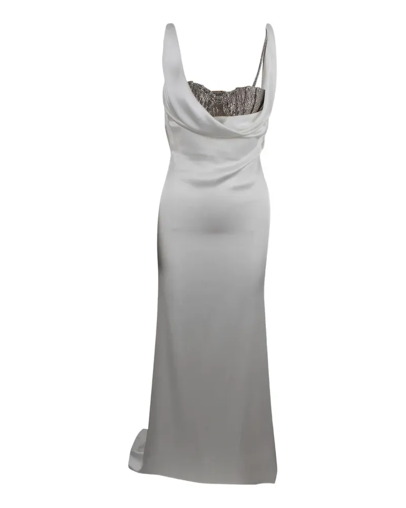 Giuseppe di Morabito draped bodice dress - Grau Grau