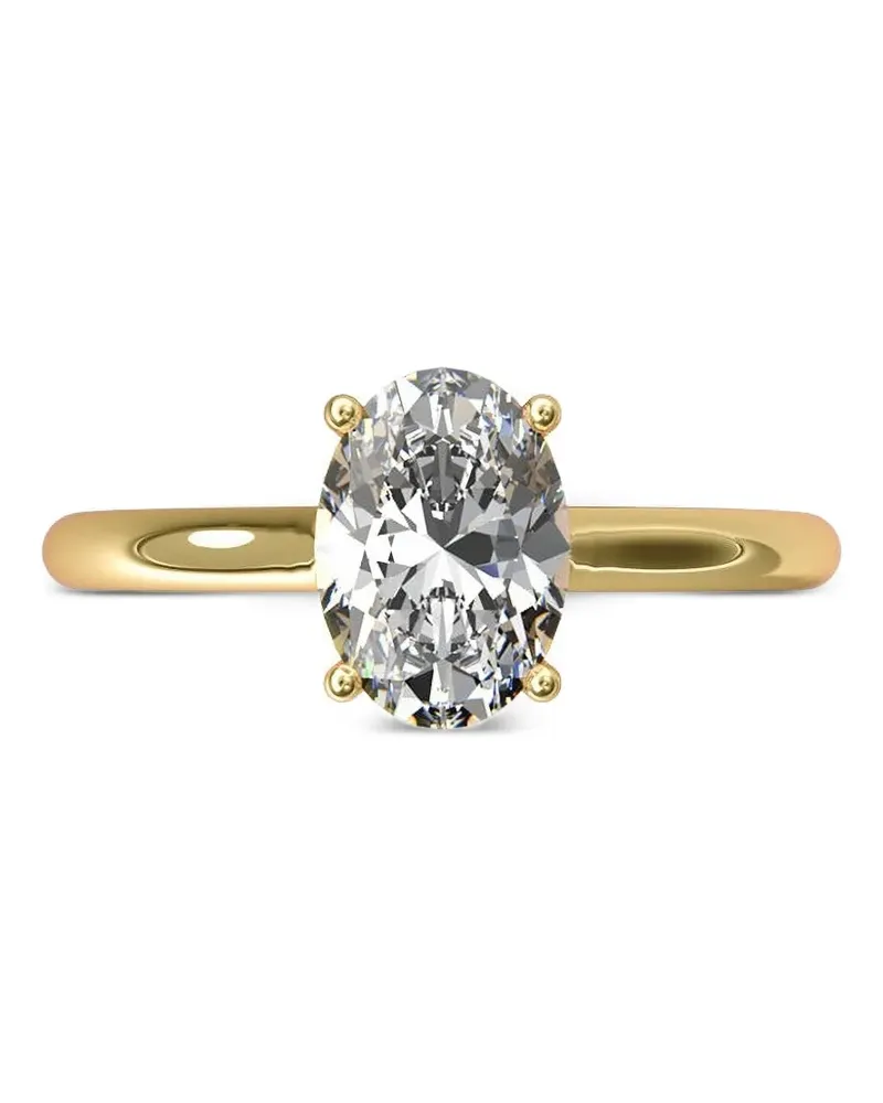 Loyal.e Paris Solitaire Absolue Ring mit Diamanten im Ovalschliff - Gold Gold