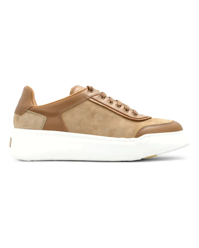 Max Mara Urban suede sneakers - camel - Nude Nude