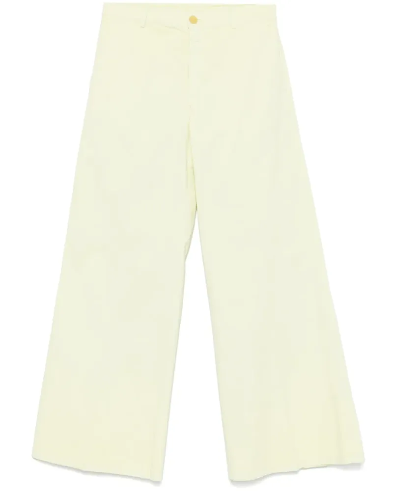 forte_forte Hose mit geradem Bein - Gelb Gelb