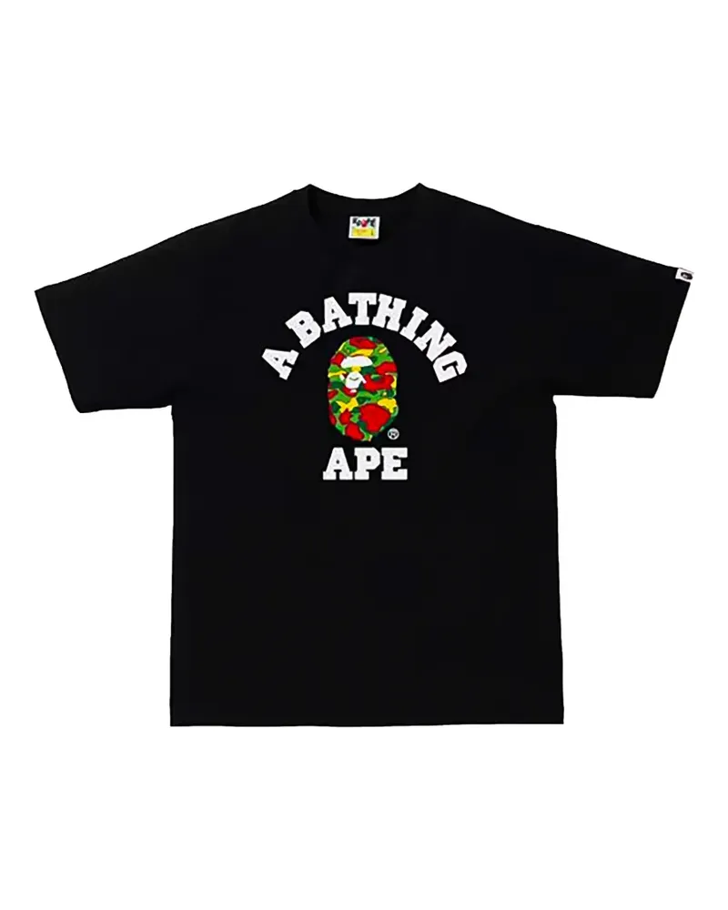 BAPE Sta College T-Shirt - Schwarz Schwarz