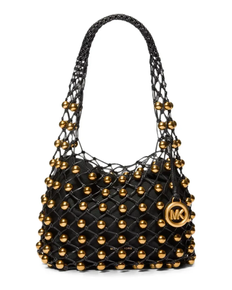 Michael Kors Kleine Gwen Schultertasche - Schwarz Schwarz