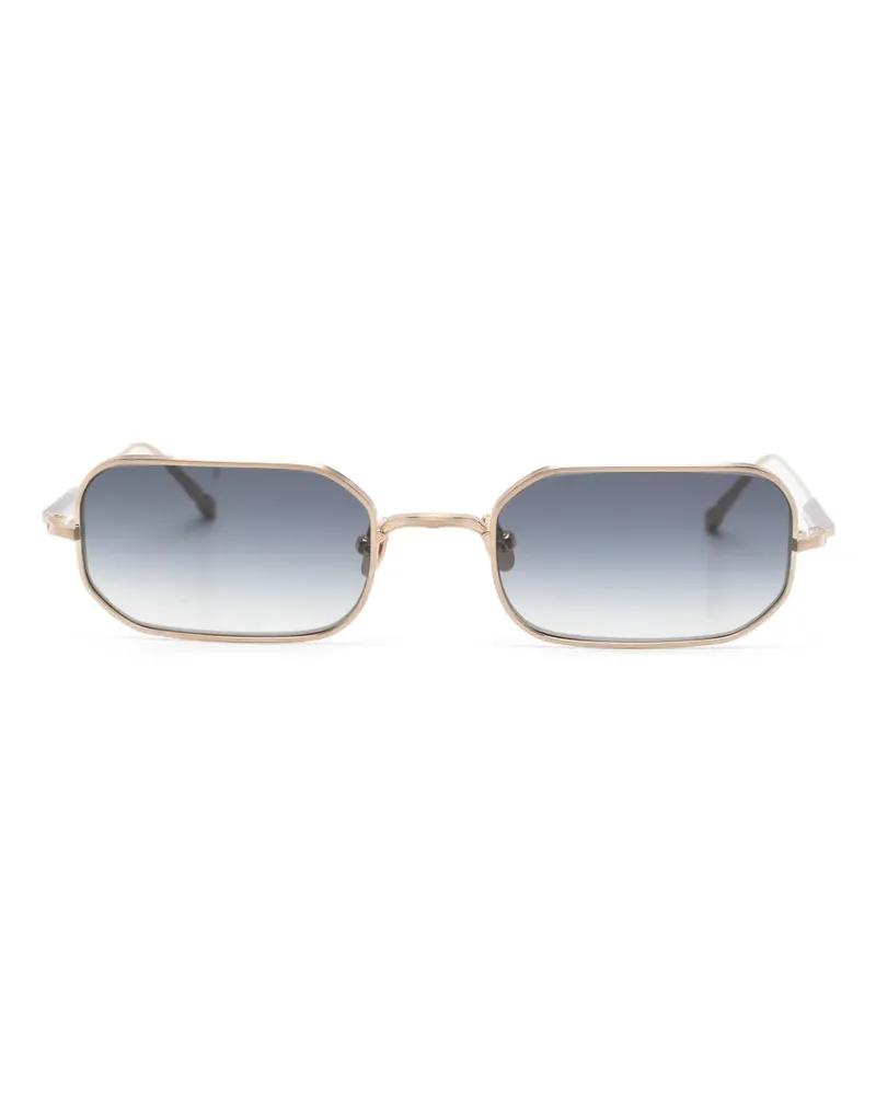 MATSUDA Eckige Sonnenbrille - Gold Gold