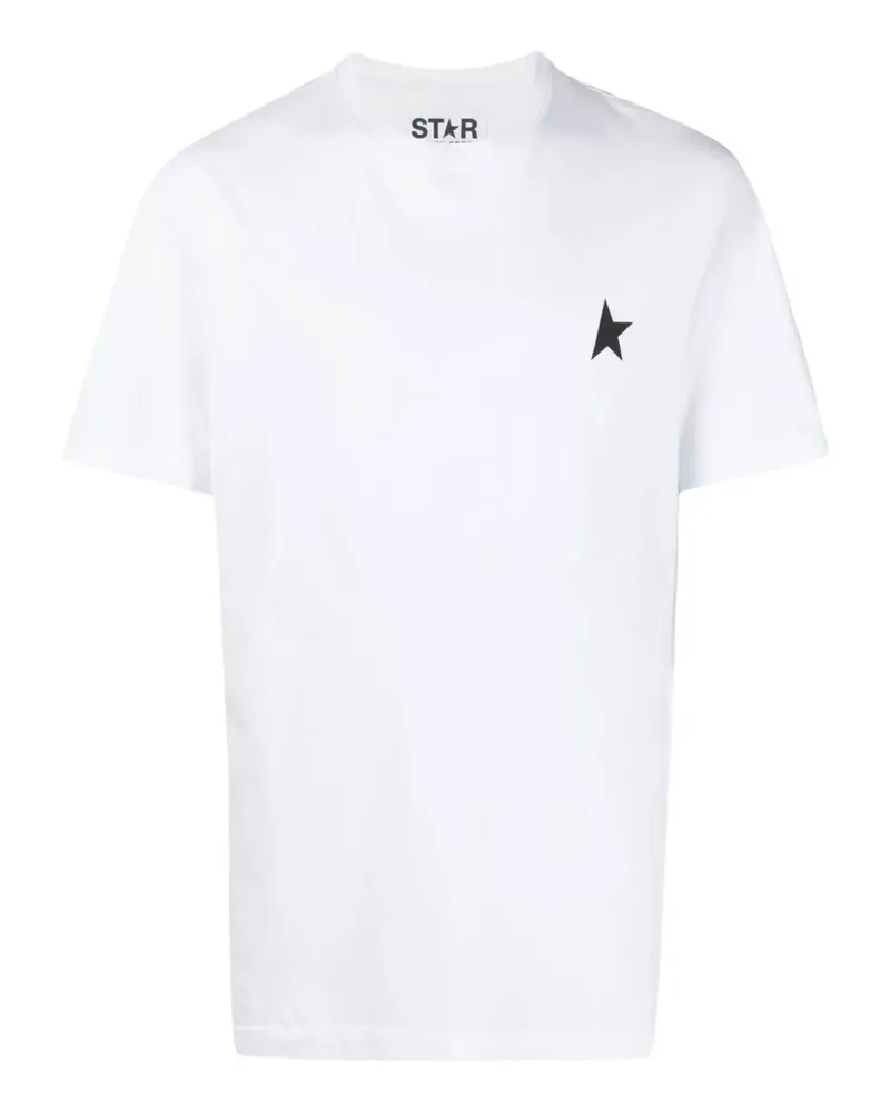 Golden Goose T-Shirt mit One Star-Logo - Weiß Weiß
