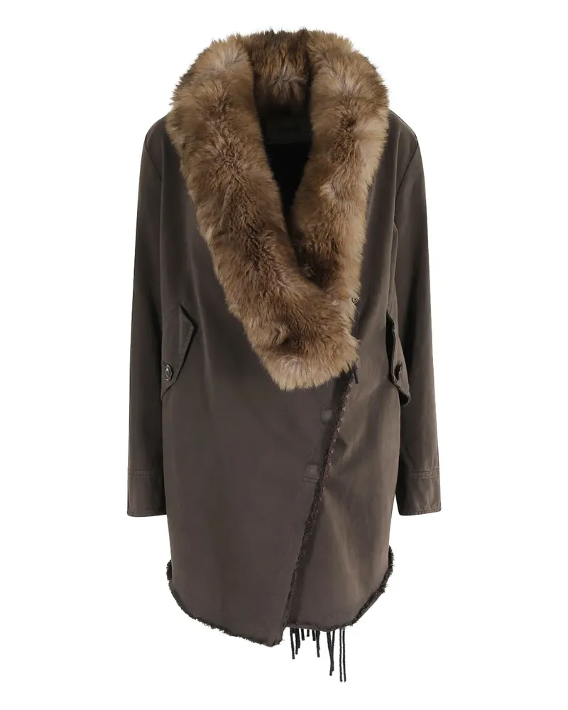 Bazar Deluxe frayed coat - Braun Braun