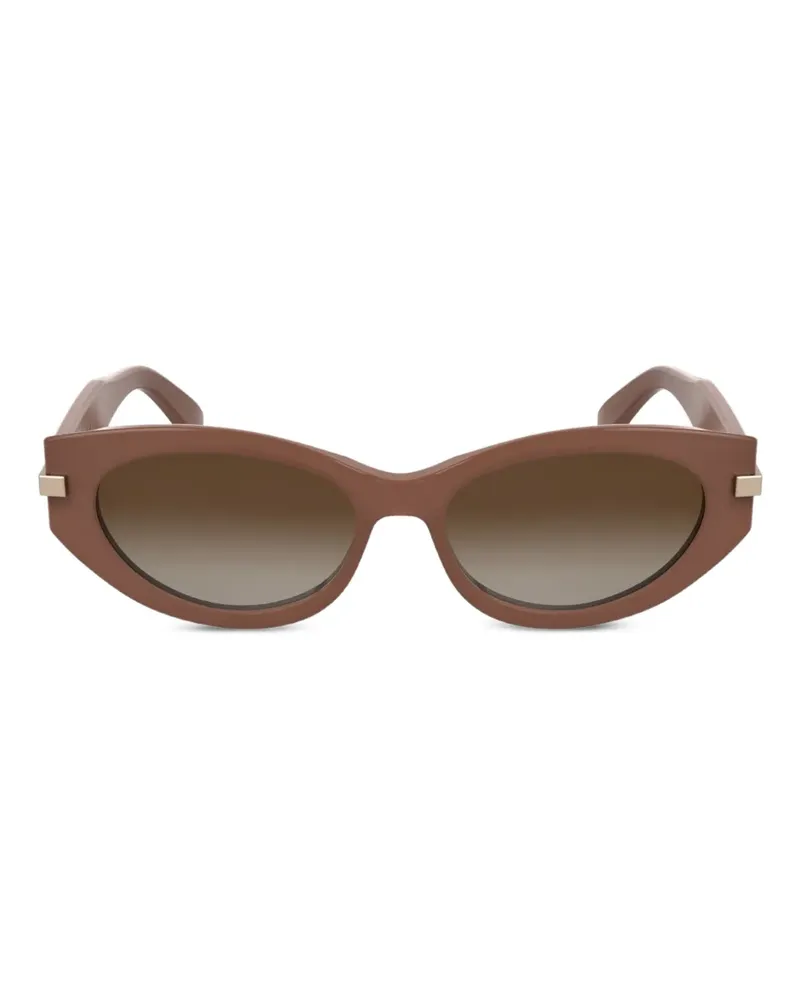 Calvin Klein Sonnenbrille mit Cat-Eye-Gestell - Rosa Rosa