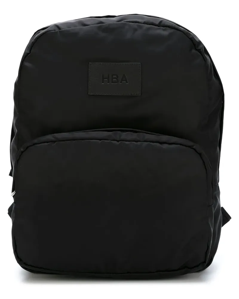 Hood By Air Rucksack mit Logo-Patch - Schwarz Schwarz