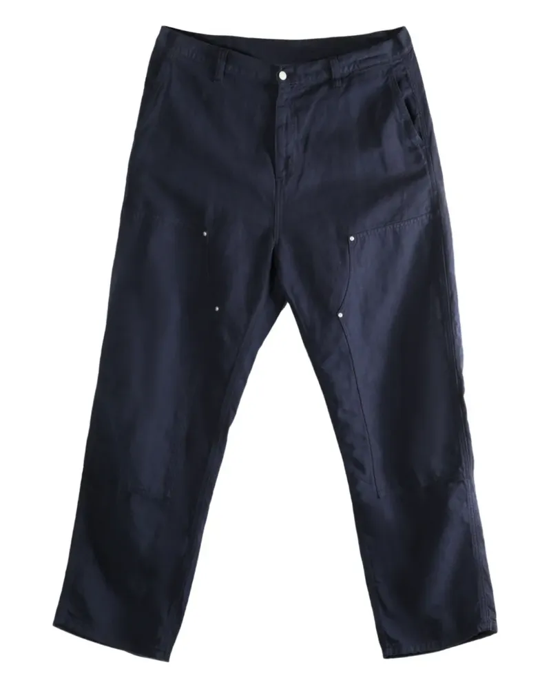 Carhartt WIP double-pocket garment-dyed trousers - Blau Blau
