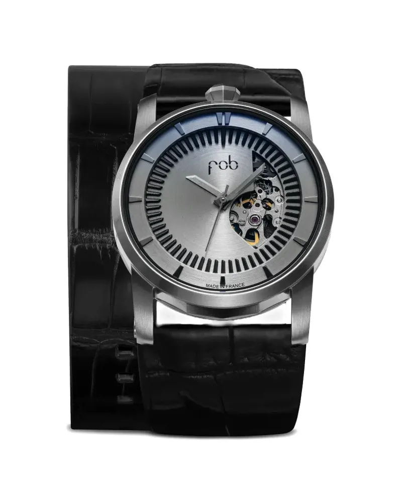 fob Paris Oblivion Double 42mm - Silber Silber