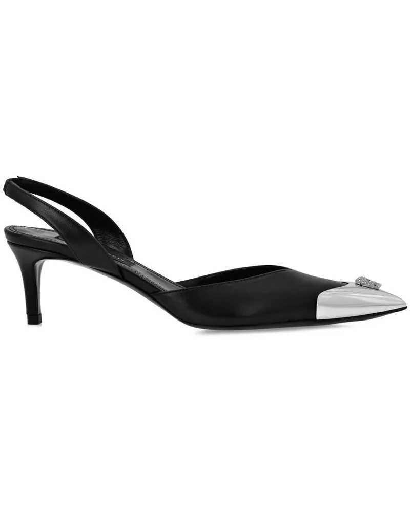 Philipp Plein Slingback-Pumps - Schwarz Schwarz