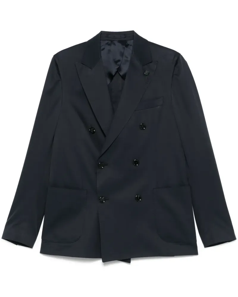LARDINI Sakko mit Anstecknadel - Blau Blau