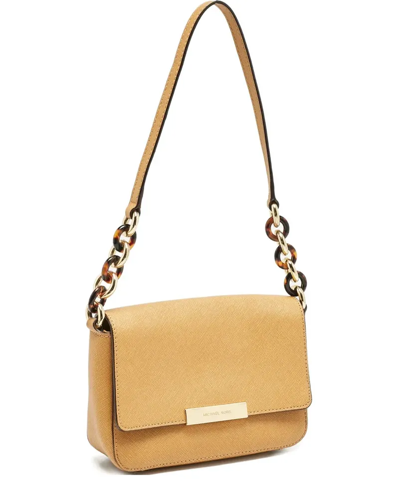Michael Kors Schultertasche mit Kettenriemen - Nude Nude