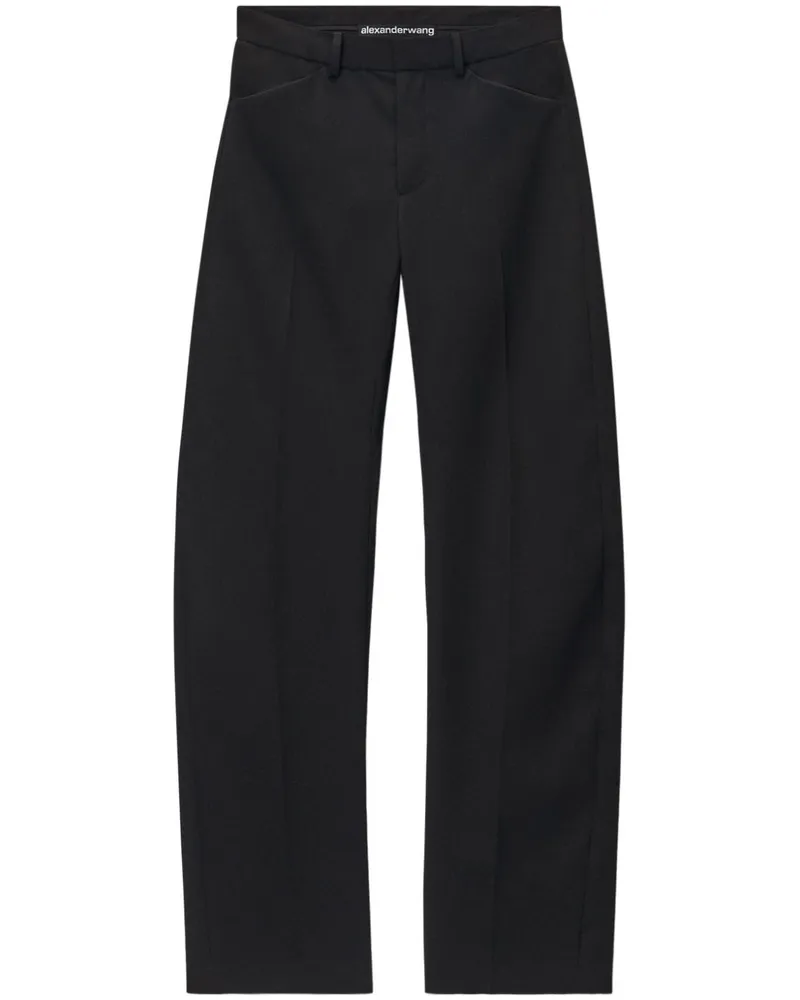 Alexander Wang Halbhohe Hose - Schwarz Schwarz