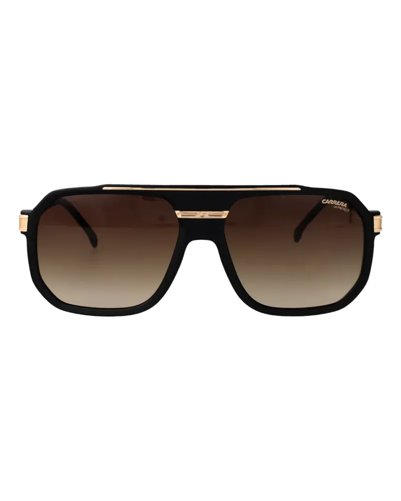 Carrera geometric-frame sunglasses - Schwarz Schwarz