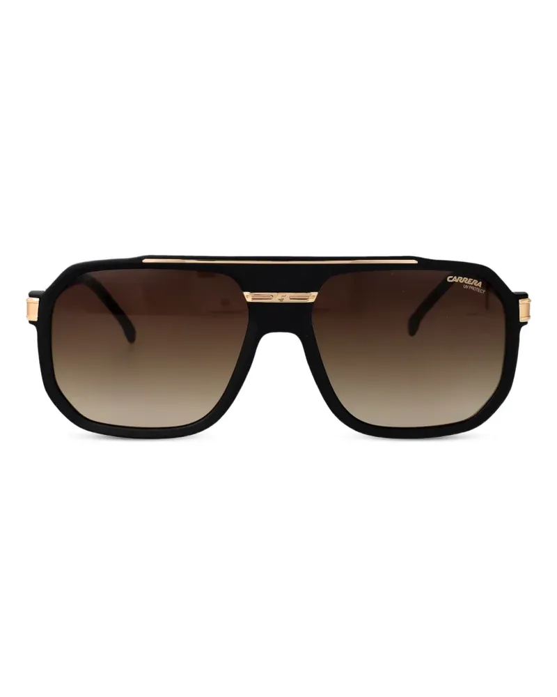 Carrera geometric-frame sunglasses - Schwarz Schwarz