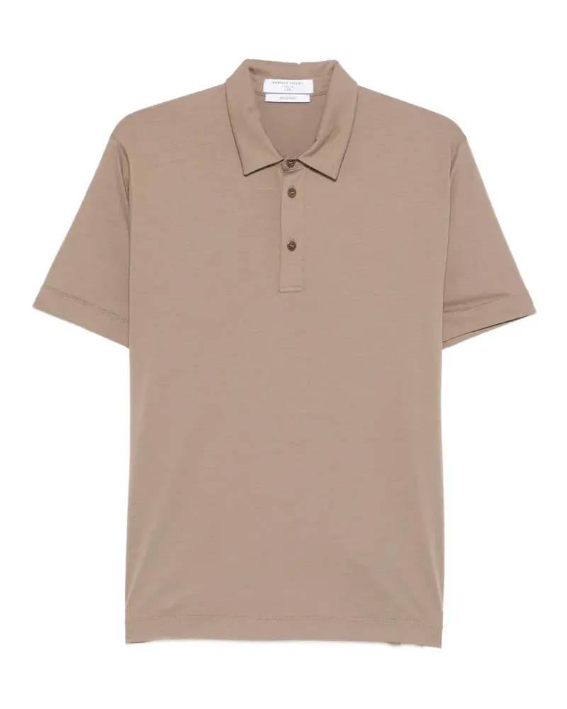 Daniele Fiesoli Mercerized Poloshirt - Nude Nude