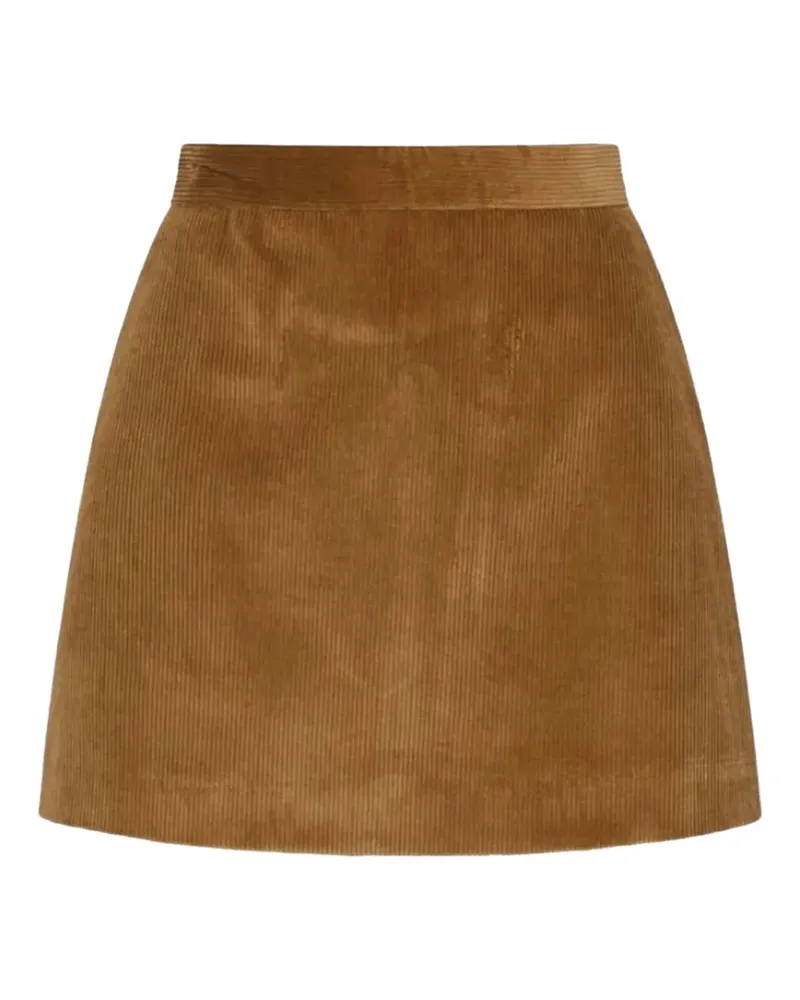 MARELLA Serio corduroy mini skirt - Braun Braun
