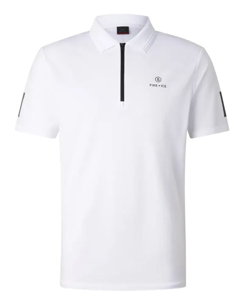 Bogner Fire & Ice Mikka Poloshirt mit Logo-Print - Weiß Weiß