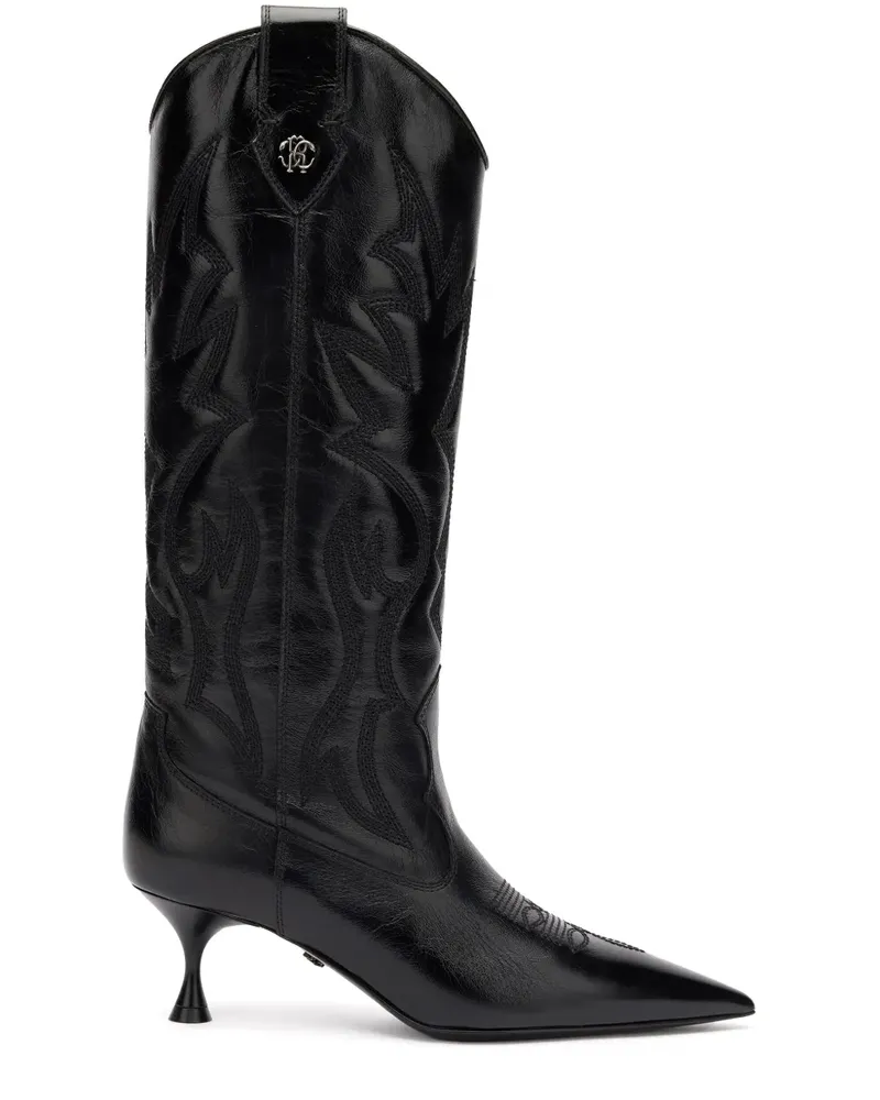 Roberto Cavalli Gesteppte Stiefel 40mm - Schwarz Schwarz
