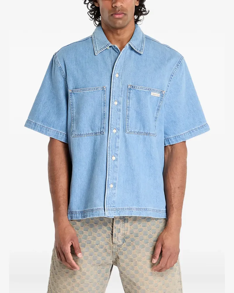 Calvin Klein Bowler Hemd - Blau Blau