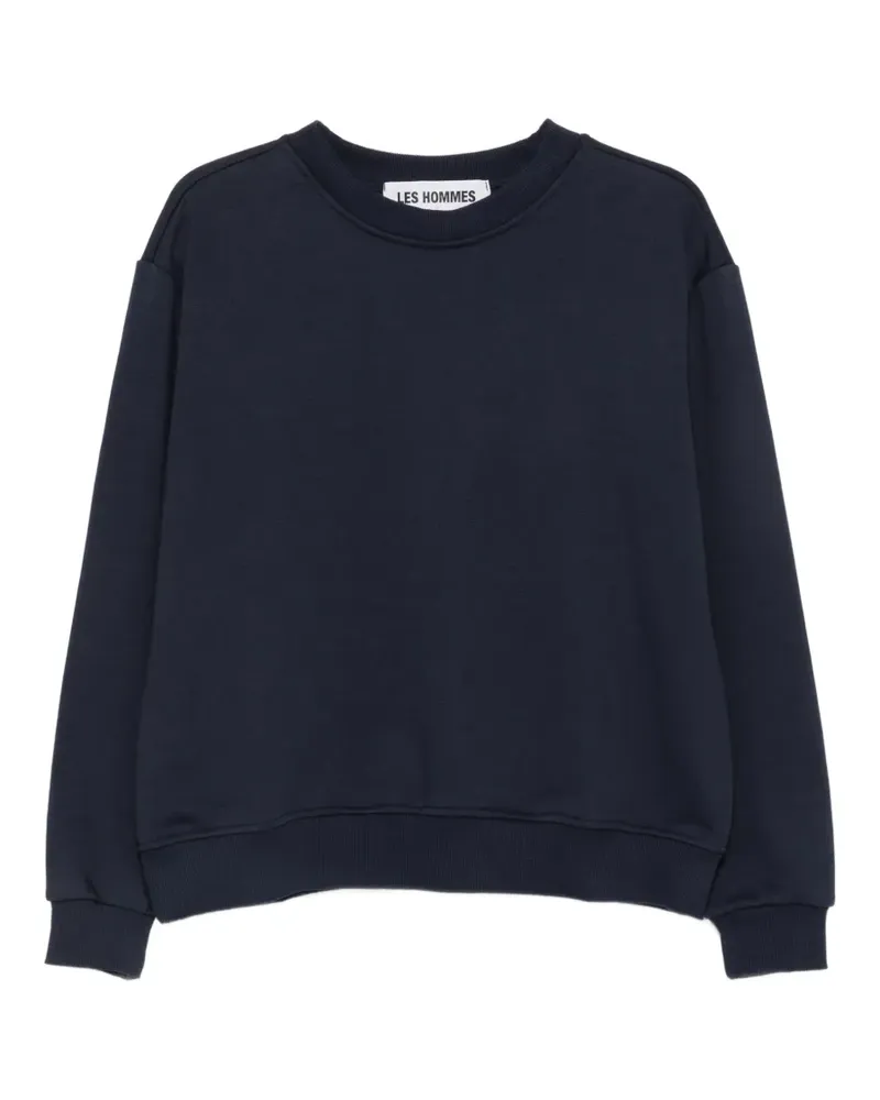 Les Hommes logo-print sweatshirt - Blau Blau
