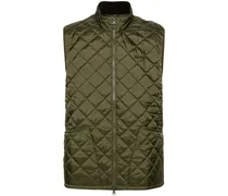 Gesteppte Monty Weste - Grün