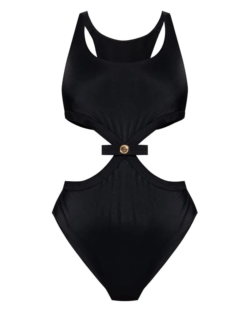 Versace Badeanzug mit Schleife - Schwarz Schwarz