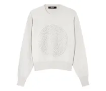 Pullover aus Kaschmir-Wollstrick - Grau