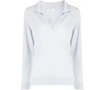 Pullover mit Polokragen - Blau