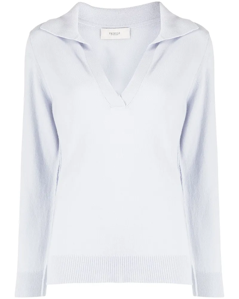 Pringle of Scotland Pullover mit Polokragen - Blau Blau