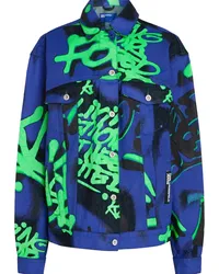 Karl Lagerfeld x Crapule2000 Jeansjacke Blau