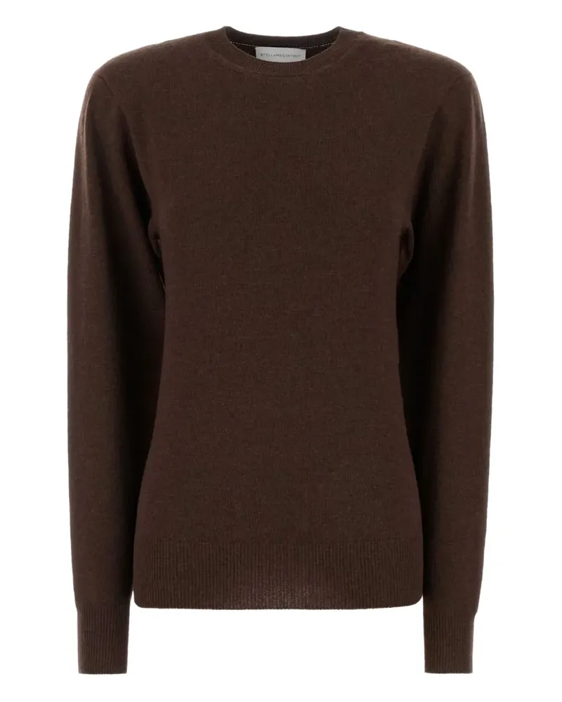 Stella McCartney Pullover mit Rundhalsausschnitt - Braun Braun