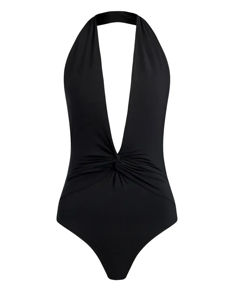 12 STOREEZ Body mit Neckholder - Schwarz Schwarz