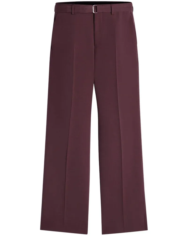 Lanvin Klassische Hose mit Gürtel - Rot Rot