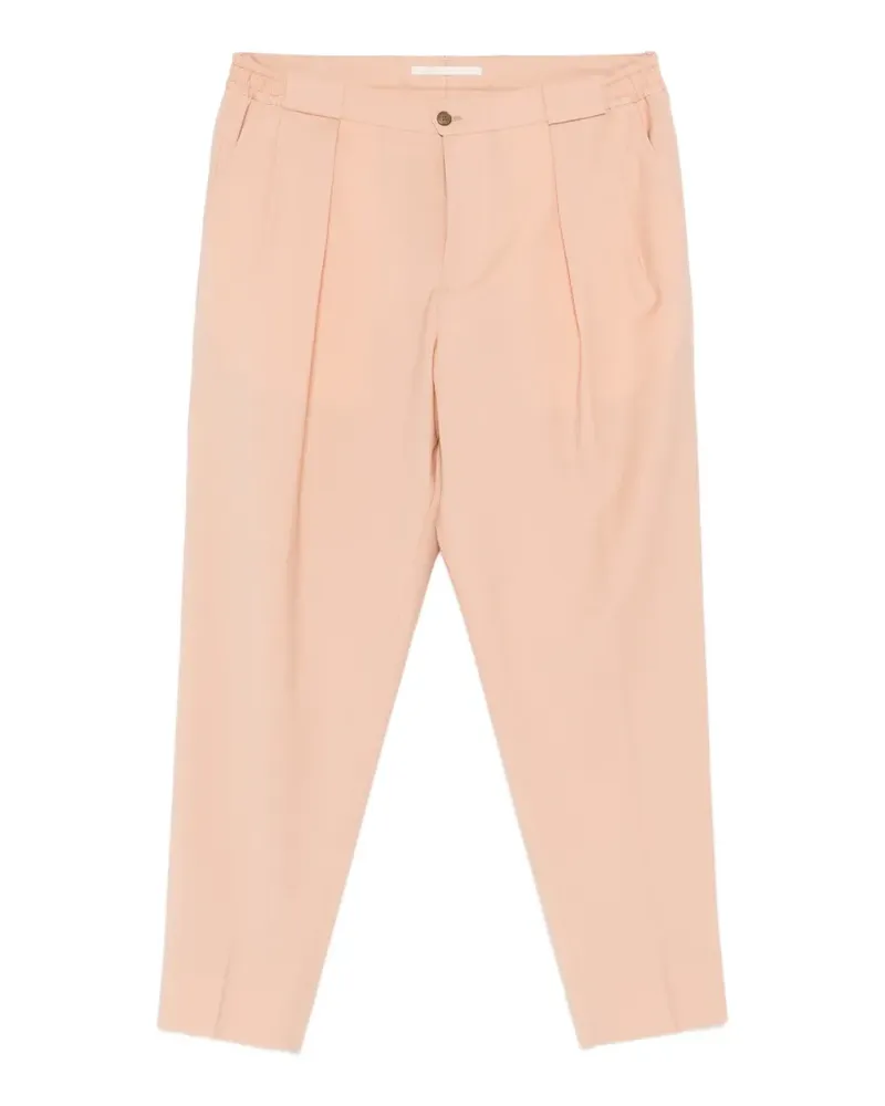 Briglia 1949 Portobellos pleated trousers - Orange Orange