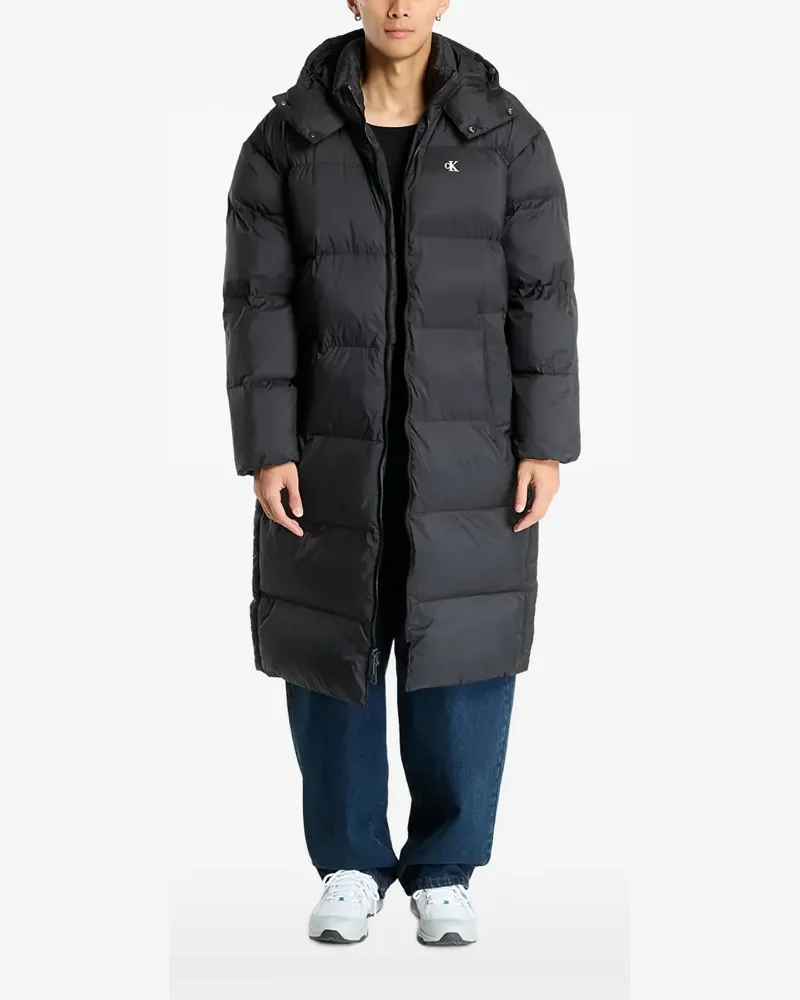 Calvin Klein hooded padded coat - Schwarz Schwarz