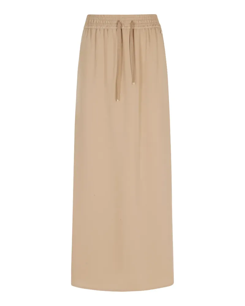 Herno drawstring side-slit mid skirt - Nude Nude
