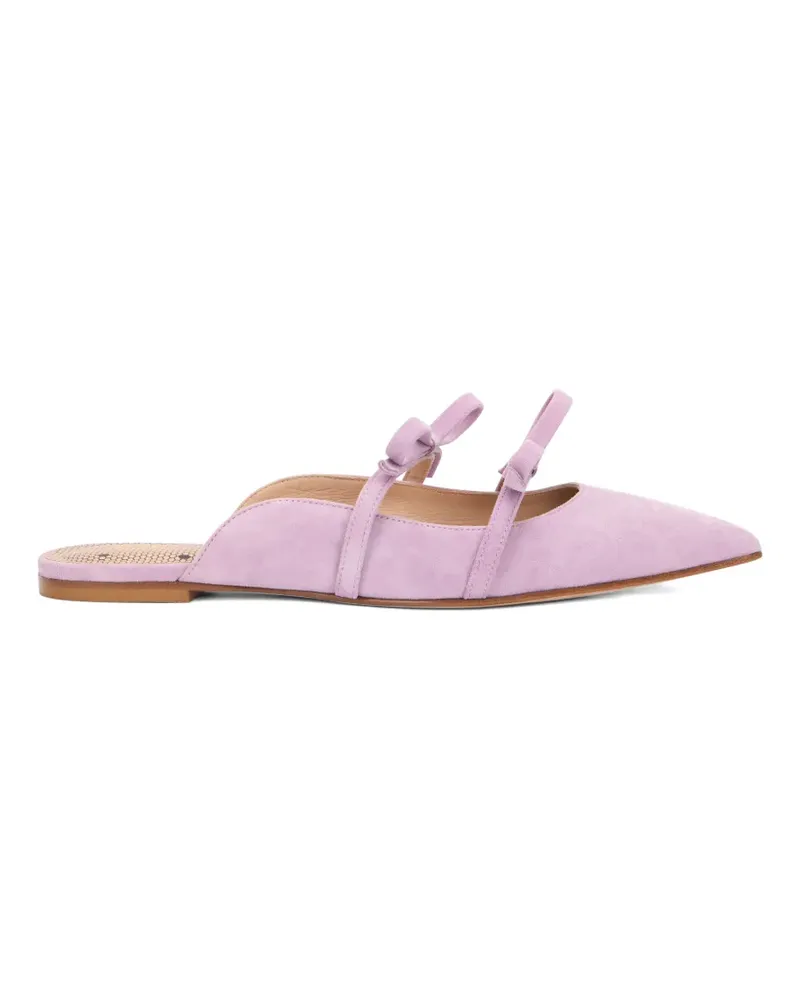 RED Valentino Mules mit Schleife - Violett Violett