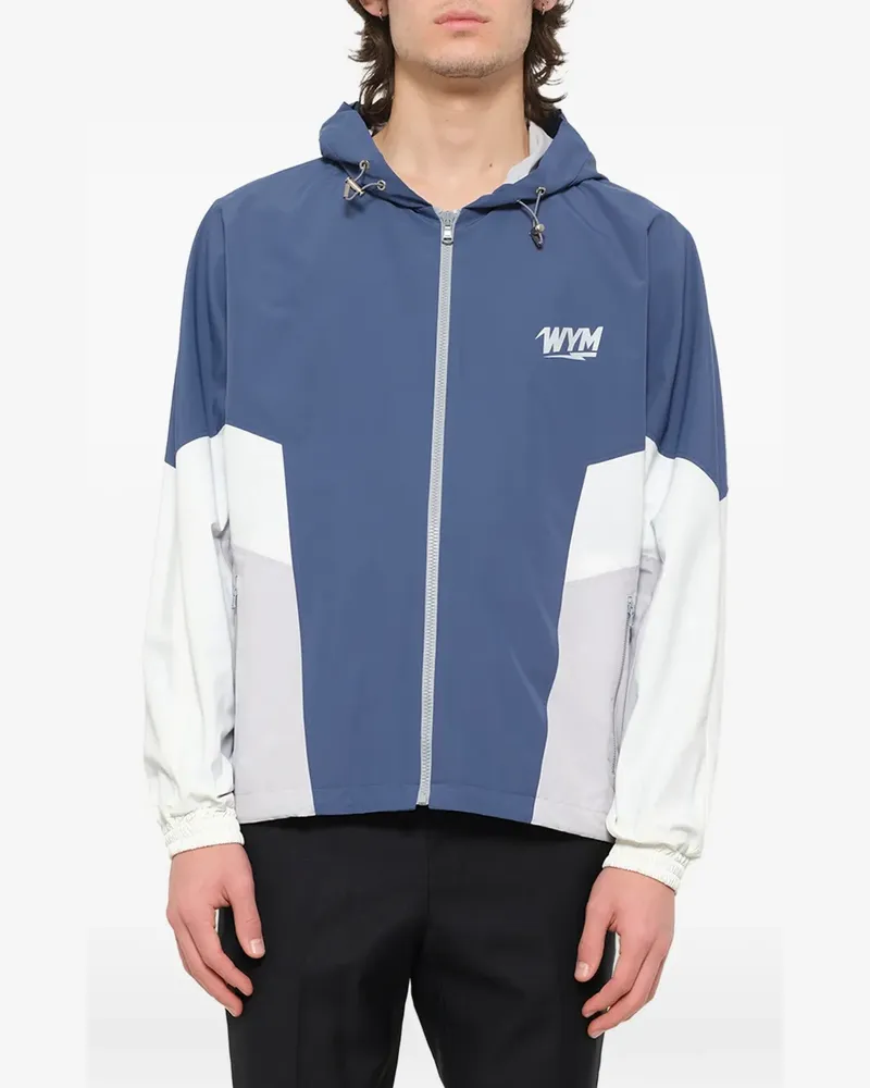 Wooyoungmi Jacke mit Kontrasteinsätzen - Blau Blau