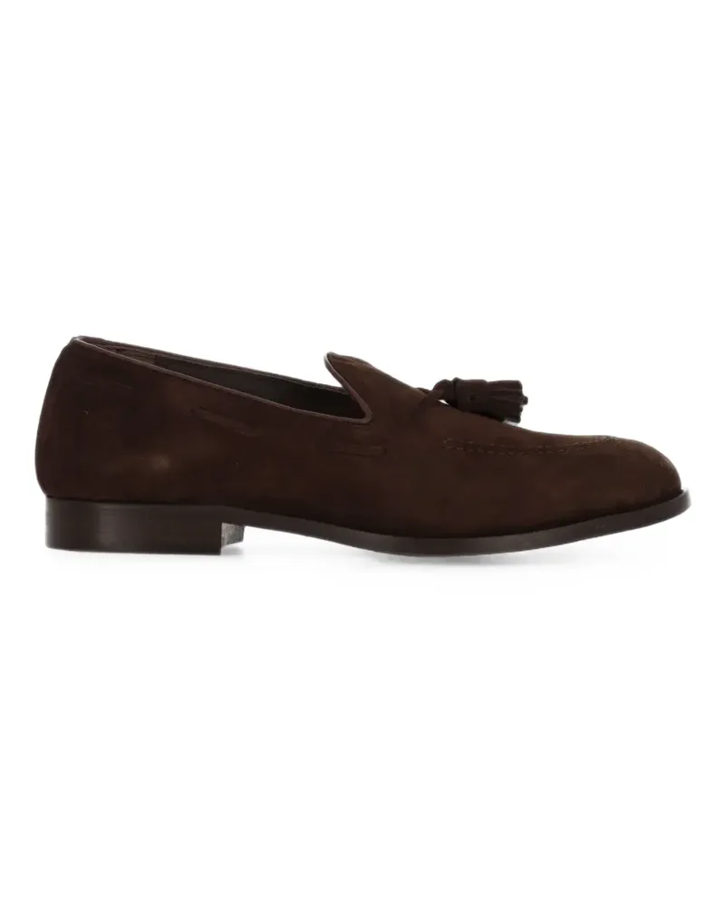 Boemos tassel-detail suede loafers - Braun Braun